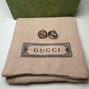 Gucci interlocking stud earrings